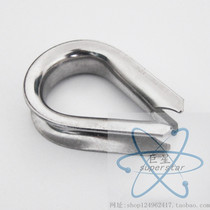 Star 304 stainless steel collar Chicken heart ring Wire rope collar Triangle ring Wire rope protective collar