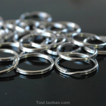 Thickened plus hard 25MM small key ring lock spoon ring connected metal stainless iron ring key buckle 2 5 cm iron ring