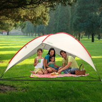 Big triangle canopy tent outdoor beach sunshade sunscreen tent barbecue shed camping party