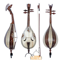 Xinjiang musical instrument Uyghur ethnic group handmade indigenous national musical instrument Hussital standard violin