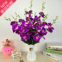 Special offer simulation plastic flower fake flower set jewelry Phalaenopsis silk flower pot planting living room bedroom home dining table decoration