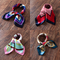  Professional clothing silk scarf bank stewardess mobile work clothes decoration silk womens variety printed scarf small and medium square scarf
