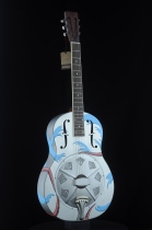 (ROYALL)101 blues sound guitar resonator metal slide professional hand-painted custom
