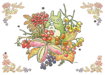 Spot Japan imported Ensky puzzle Hayao Miyazaki Totoro Autumn Nuts (108 pieces)