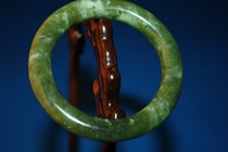 60s authentic old natural Nanyu Jasper round bracelet handmade bracelet special 003