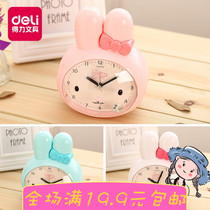 Able 8803 alarm clock cute creative rabbit haunted Lazy Worms Cute alarm clock Table Bedroom bedside Electronic bell