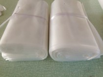 Thickened plastic bag custom pe flat pocket transparent bag packaging bag food bag 24 * length 34cm