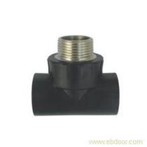 PE engineering pipe fittings 20 external wire tee 25 external tooth tee 324050 external thread tee pe pipe fittings