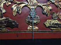 Ming and Qing Dynasties Sugong flower with silver hairpin big open door Su Gong hairpin Fidelity old