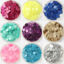 Flash bright sheet 6mm side holes bright sheet 400 pieces left and right bead sheet clothing accessories dance dress wedding dress