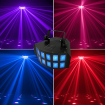 Stage LED butterfly light Pattern light Laser light Sound-activated bar KTV flash Private room Bungee light
