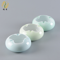 Fashion creative ashtray ceramic ashtray celadon simple office living room coffee table bedroom home decoration ornaments
