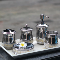 (Slight flaw treatment)Bathroom five-piece modern simple American North luxury bath kit for model room use only