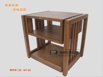 Reputable solid wood sound rack Vite single three-layer WT-3D sound box cabinet power amplifier equipment rack shipping cost to pay