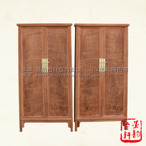 Ink rhyme ancient Xuan Ming style furniture mahogany round corner cabinet Burmese rosewood furniture mahogany wardrobe big fruit red sandalwood furniture