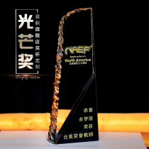 Cumulative boutique crystal trophy Custom customized trophy medal New prize spot business souvenir