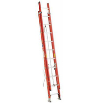 Stable ladder FRP insulated two-section extension ladder-D6216-2CN-D6220-2CN-D6224-2CN