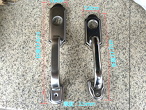 Stainless steel handle large hole handle exterior door lock handle old-fashioned anti-theft door handle