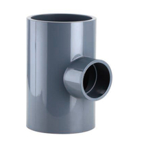 Shanghai Youli Yandang CPVC tee DN20 * 15-DN200*150 reducing tee tee one-time molding acid and alkali resistance