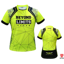 2018 summer new South Korea UPTON badminton suit mens and womens sportswear quick-drying sweat-absorbing short-sleeved T-shirt