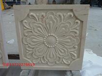 White marble relief stone carving relief animal relief stone carving mural sculpture white marble ornaments flower and grass relief