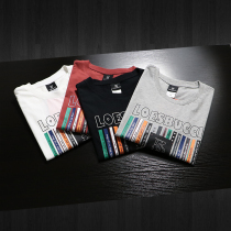 Brief port Wind foreign trade Factory tailors Summer Korean version Body Round neckline Short sleeves T-shirt Male Big code printed half sleeve shirt