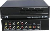  Tongli VSW41 Audio and video switcher 4 in 1 out 4 cut 1 AV switcher 4x1