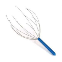 Hand Held Scalp Head Massager Metal Head Massager Brain Relaxing Head Massager