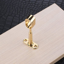 Hanging clothes bar accessories cabinet hardware base flange half-through medium hanging all-through gold 1 price