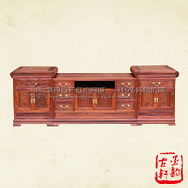 Burmese rosewood plus high TV cabinet Chinese style solid wood living room low cabinet TV cabinet three combination mahogany furniture