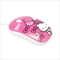 Hello Kitty Funny Party Mirror Optical Mouse KT-L13(Pink)