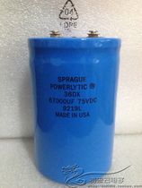 American Sibi SPRAGUE 36DX 75V67000UF fever filter large pond aluminum electrolytic capacitor