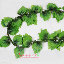 Emulated flower grapevine leaf vines fake flower climbing Mountain tiger green loaf green leaves vine Vine Air Conditioning Piping Decoration Encryption