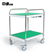 Silent double-decker flatbed truck Instrument car Multi-layer trolley Storage car carrier truck Tool car Material car