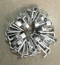 Galvanized stone dry pendant double hook dry pendant marble dry pendant fixed curtain wall connector accessories