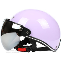 Taiwan EVO full purple Harley electric motorcycle helmet for men and women