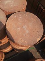 Crucible bottom brick well kiln high temperature resistant round cake refractory brick melting furnace high alumina brick