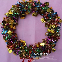 Bar event June 1 Childrens Dance Games opening ceremony props plastic bright silk Dance Awards Garland