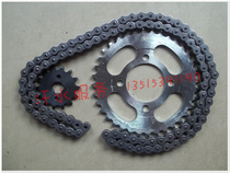 Qianjiang bend beam motorcycle accessories QJ100 - 4 Dayang 100 chain chain chain chain - size tooth plate