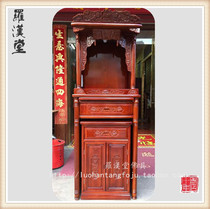 Popularity 68 solid wood Cabinets Buddha light Puhao cylindrical Buddhist niche Flowers Shentai FREE SET WOODEN CASE