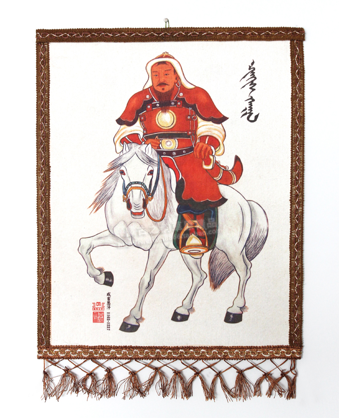 Mongolian Felt Painting Color as Giath Sweat riding chart Inner Mongolia featured handicraft felt painting Small number Colorful Scalding-Taobao