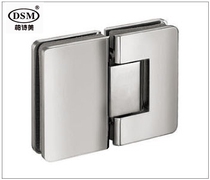 Boshimei pure copper bathroom clip Light Chrome frameless door glass clip hinge 180 degree DC-3065