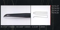 Plastic tweezers anti-static tweezers imported Swiss ideal-tek carbon fiber tweezers 707A CF