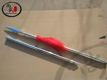 Boutique red tassel gun head Overlord gun head spear gun Stainless steel thin rod cutting iron High hardness weapons do not open the blade