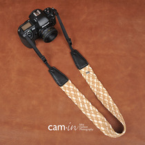cam-in braided series professional fashion camera back strap universal interface cam8615