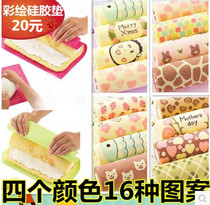 Painted cake roll painted mat Swiss roll painted mat silicone mat double-sided multi-pattern