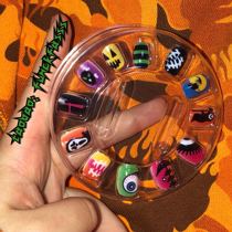 Explosive eyeball-little devil-charming death Model_12 paste nail finished