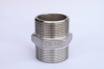 201 304 stainless steel outer wire connector hexagon outer wire inner joint double-ended wire short connection straight 4 points