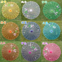 Transparent umbrella Dance umbrella Yarn juan umbrella Prop umbrella Silk craft umbrella Performance dance table umbrella Decorative classical umbrella