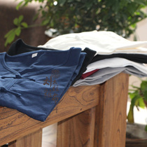 Pure cotton old coarse cloth traditional buckle Tang suit old head shirt vest sweatshirt jacket mens new products